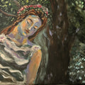 Floral Maiden 20 x 20 Framed Art Print