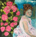 Time in the Rose Garden 24 x 24 Framed Art Print