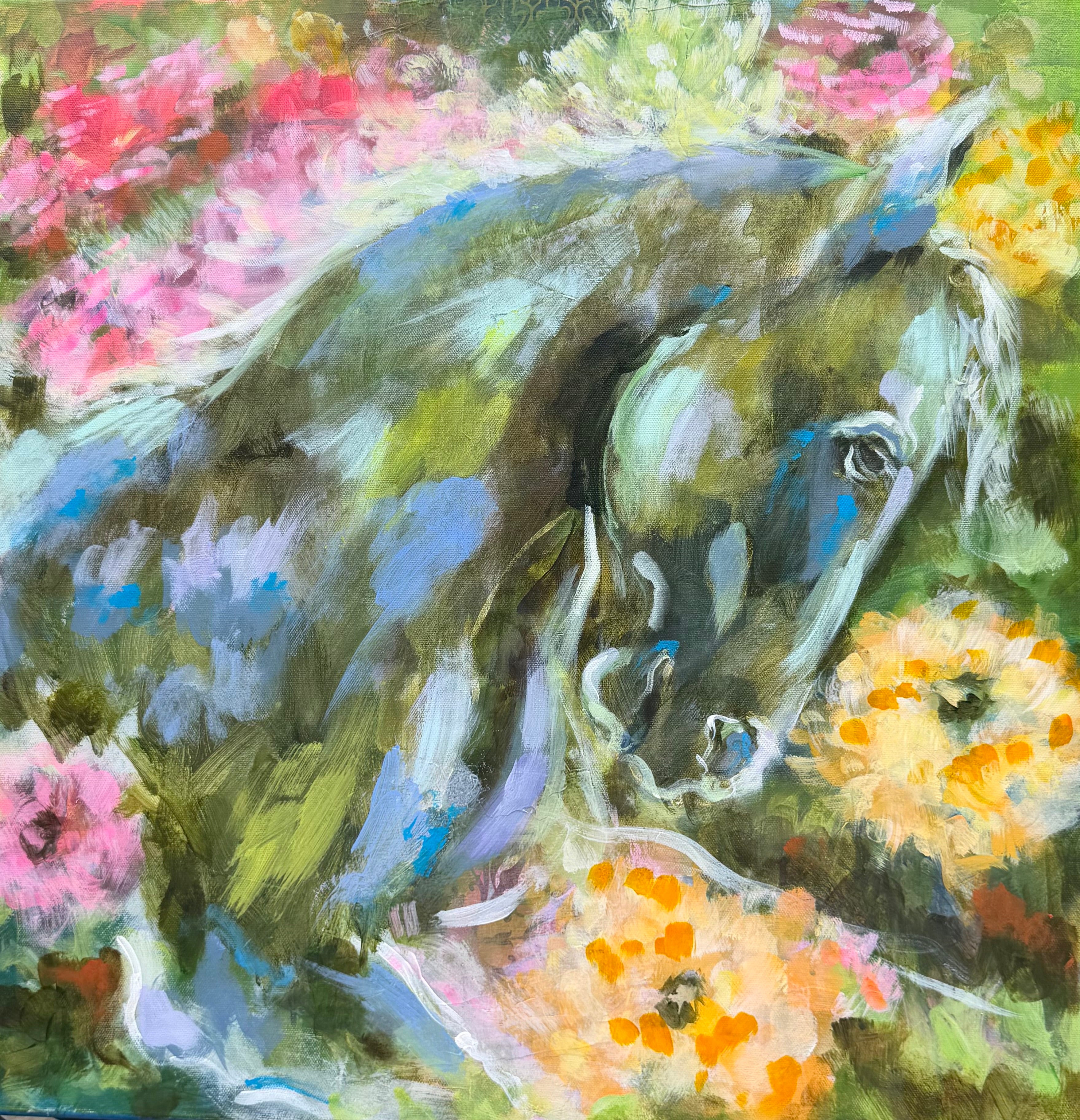 From the Blooms 24 x 24 Original Artwork