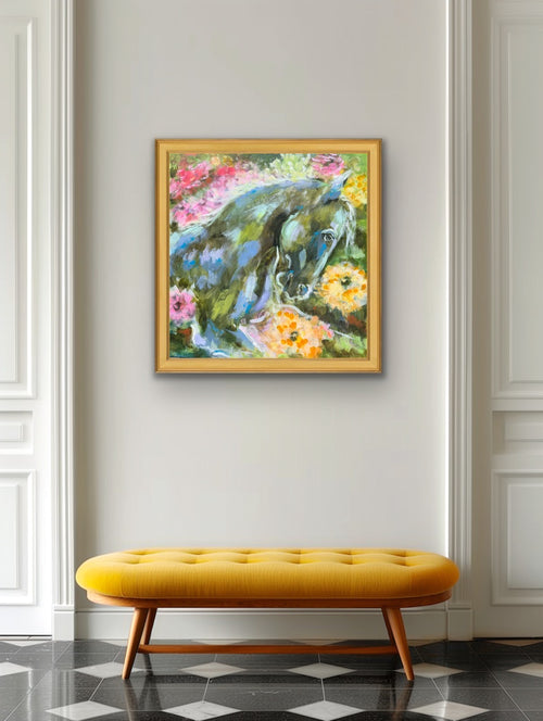 "From the Blooms" 24 x 24 Original Artwork