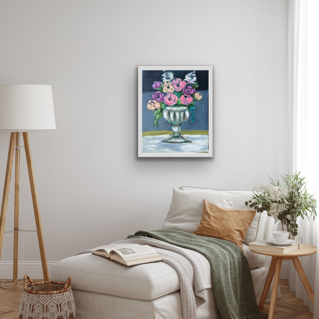 "French Floral" 16 x 20 Original Artwork
