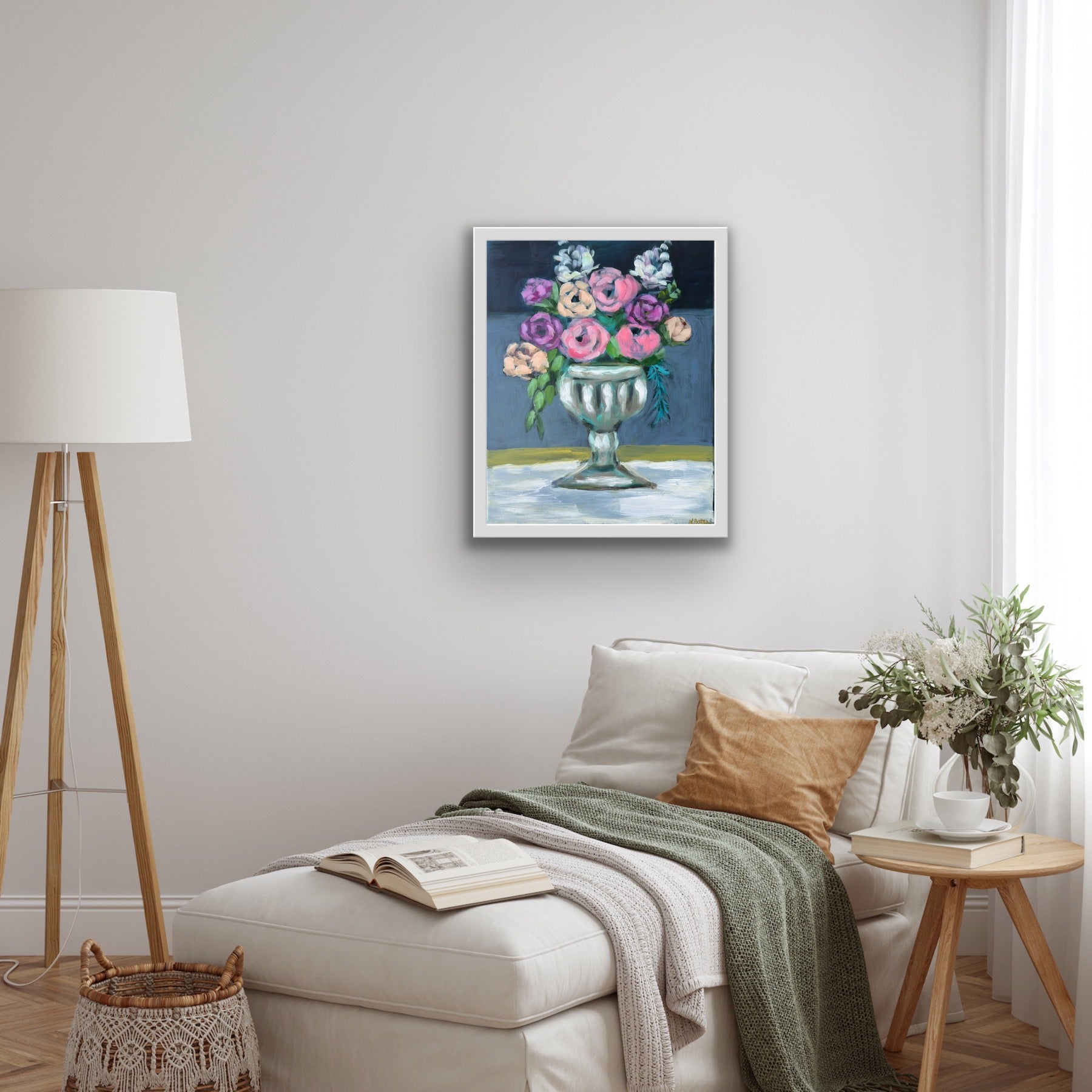"French Floral" 16 x 20 Original Artwork